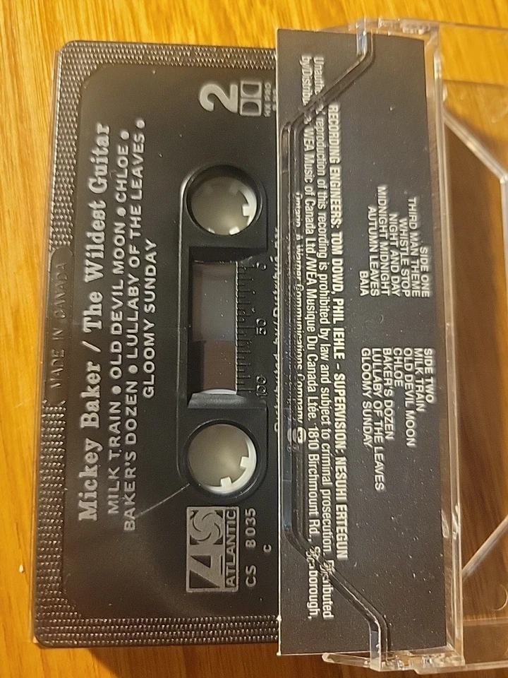 Mickey Baker    the wildest guitar     cassette - Image 3 of 3