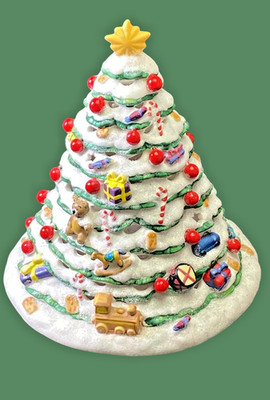 PartyLite Tannenbaum Teelichthalter ''Christmas Market'' P8656 Rarität OVP