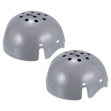 2Pcs Bump Cap Insert ABS Baseball Hard Hat for Head Protection Plus Grey