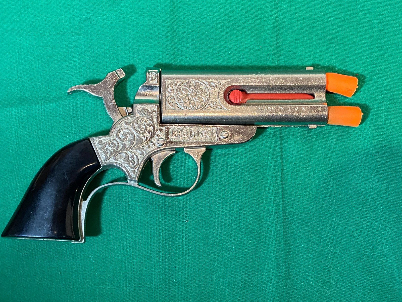 Hubley 1950's Dagger Derringer Double Barrel Cap Gun Pistol Toy
