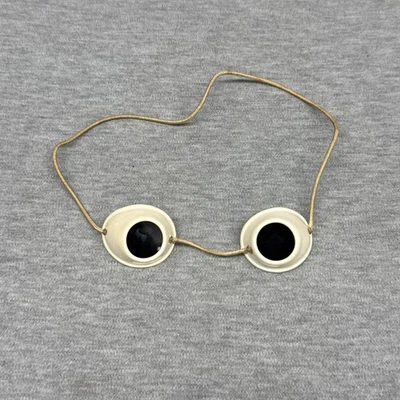 Vintage 1950's Shellstrom Therapeutic Goggles Tanning Goggles - White - - Image 1 of 4