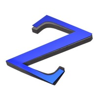 3D-Acryl-Alphabet-Spiegel-Wandaufkleber, Buchstabe Z, Heimdekoration