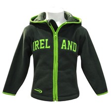 Traditional Craft Bottle Green/Lime Ireland Full Zip Fleece for Kids