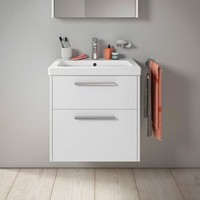 Duravit D-Code Waschtischunterbau 58,4 Cm, 2 AuszüGe, Griff Chrom