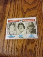1979 Topps Angels Prospects Jim Anderson, Dave Frost &amp; Bob Slater #103