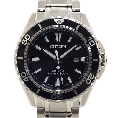 CITIZEN Men s Wristwatch PROMASTER Eco Drive BN0190 82E Black Dial Used A Rank
