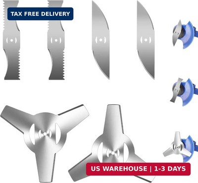 6PCS Weed Wacker Blade, 6 inch Electric Powered Weed Eater Replacement Blades, M