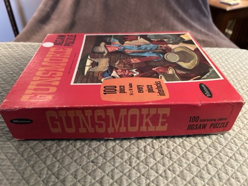 Gunsmoke 100 Teile Puzzle Whitman 1969 komplett Western, Marshal Dillon - Bild 6 von 8