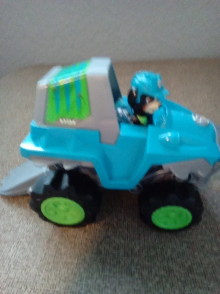 Paw Patrol Dino Rescue Pups Rex Deluxe Rev Up Transform Vehicle Spin Master A1 - Image 3 of 4
