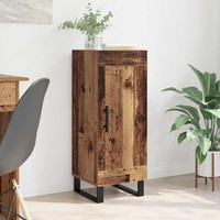 Sideboard Altholz 34,5 X 34 X 90 Cm Verbundholz Und Eisen
