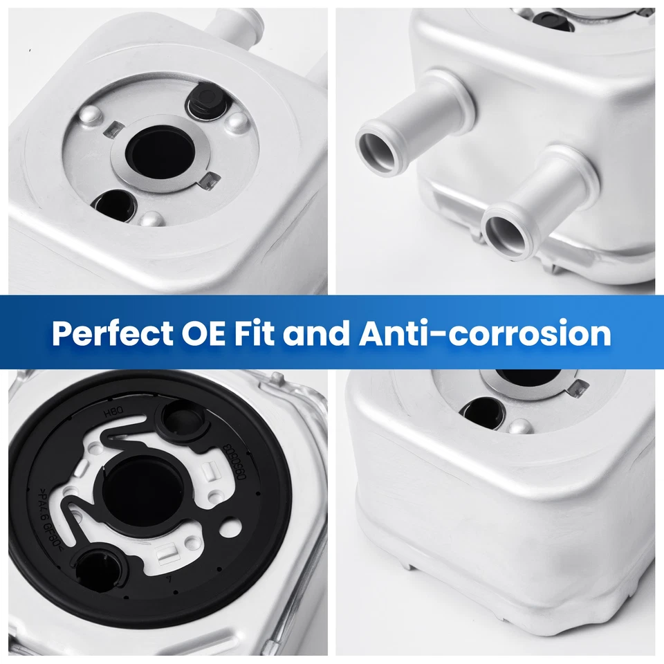 Engine Oil Cooler For Volkswagen Passat 1998-2005 Audi A6 1999-2004 A4 2002-2005 - Image 4 of 4