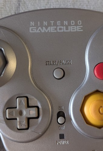 Nintendo Gamecube Wave Bird Wireless Controller NO DONGLE PRE-OWNED SILVER - Picture 3 of 12