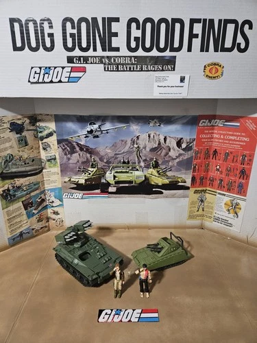 Gi Joe ARAH  - 1983 Wolverine and Covergirl  1985 Armadillo with Quick Kick