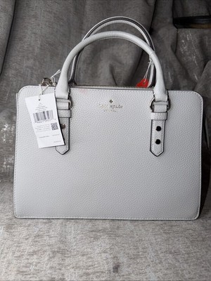 Kate SpadePebbled Leather Satchel Crossbody K1115 Mulberry str. stone path LISE