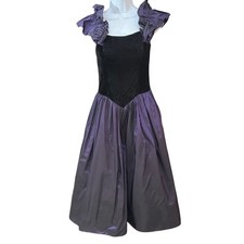 80s Gunne Sax Jessica McClintock Dress Gothic Romance Whimsigoth Dark Coquette