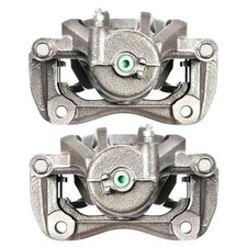 Brake Caliper Set 2 Front L/R Hyundai Elantra Coupe 2013-14 M10x1.0 Bleeder Zinc