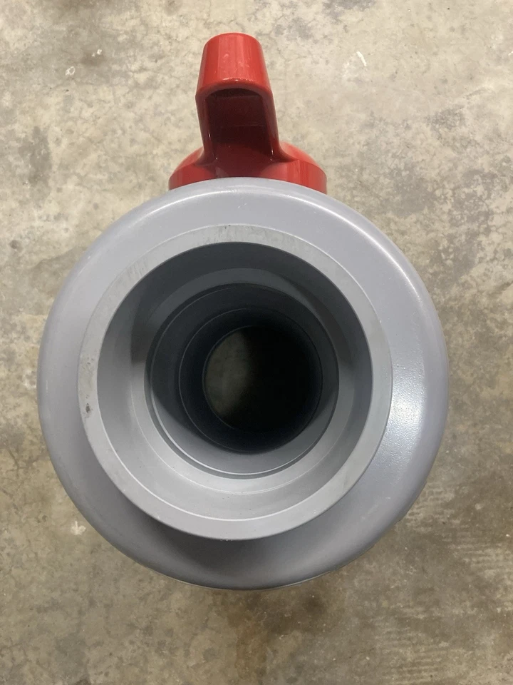 4” Asahi CPVC FKM True Union Ball Valve Socket 1614040 - Image 3 of 3