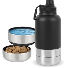 Hundetrinkflasche Wasserflasche Hunde 950ml isoliert Futternapf Reise