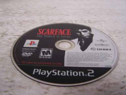 Scarface: The World Is Yours (Sony Playstation 2 PS2, 2006) Disc Only