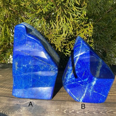 Lapis Lazuli Freeform High Quality Smooth Polished Natural Blue Crystal Gemstone