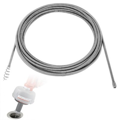 21338 1/4'' x 30' Auto-Spin Replacement Cable, Drain Snake Cable for Ridgid K-45