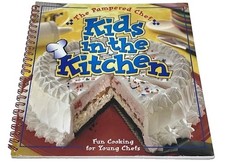 KIDS IN THE KITCHEN The Pampered Chef Cookbook Spiral Bound - Vintage 1998 NEW