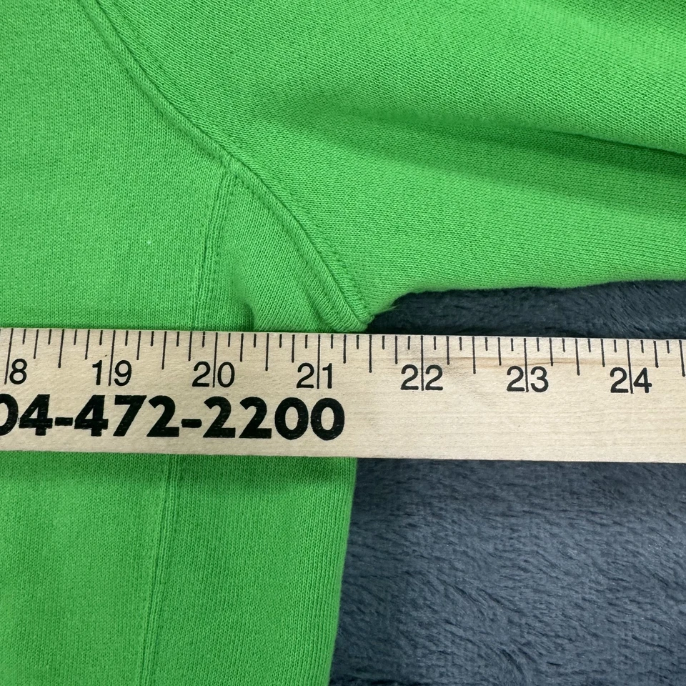 Polo Ralph Lauren Golf Jacket Womens Large Green Poly Zip Pink Pony Pete Dye - Image 4 of 4