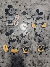Pandora Store Disney Display Mickey and Minnie Classic Metal Cake Topper set lot