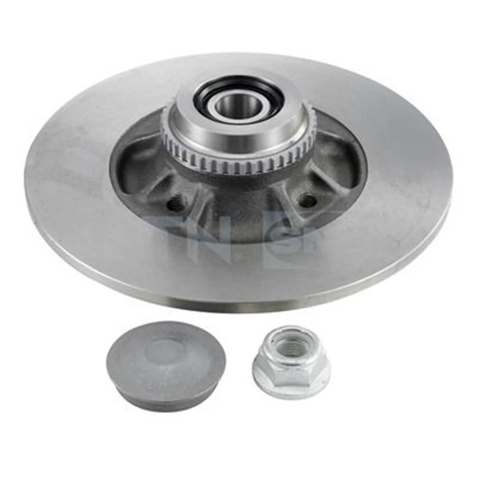 2X SNR Disques de Frein 237mm Plein Arrière Pour Renault Clio Megane Thalia - Photo 2/2