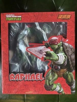   Mety Toyz LINGJIHUN TMNT Raphael Action Figure Teenage Mutant Ninja Turtles