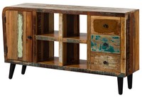 Altholz Kommode Retro Sixties Sideboard Massivholz Schrank Massiv Wohnzimmer