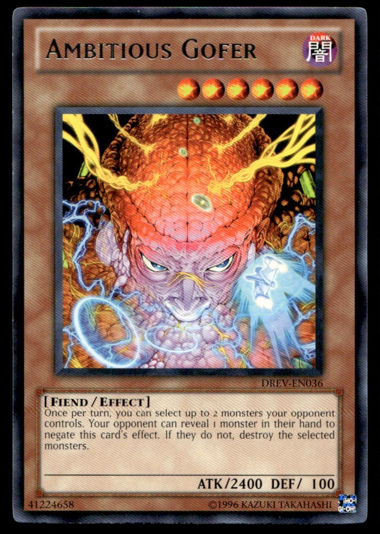 Ambitious Gofer Duelist Revolution DREV-EN036 MP YuGiOh TCG | Buy 10 Get 10 Free