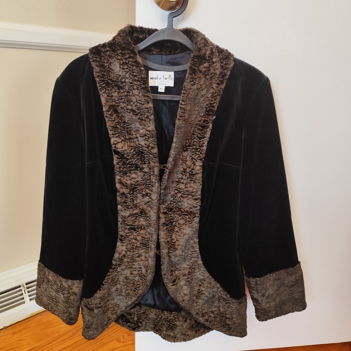 Vintage MONIKA TURTLE STUDIO PHILADELPHIA Womens COAT SIZE XS
