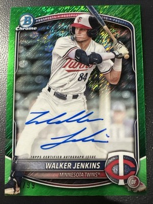 2025 Bowman - Chrome ProAuto Walker Jenkins #CPA-WJ Green Shimmer Refractor /99 
