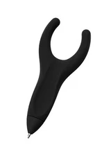 Baumgartens PenAgain Ergo-Sof BLACK ergonomic PEN ERGO SOFT with 2 ink refills