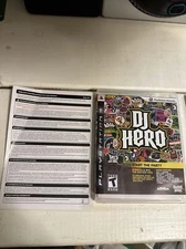 DJ Hero (Sony PlayStation 3, 2009) Complete In Box Game And Turntable