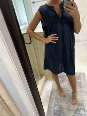 size 18 linen dresses Plus size linen pocket dress / Natural linen dress