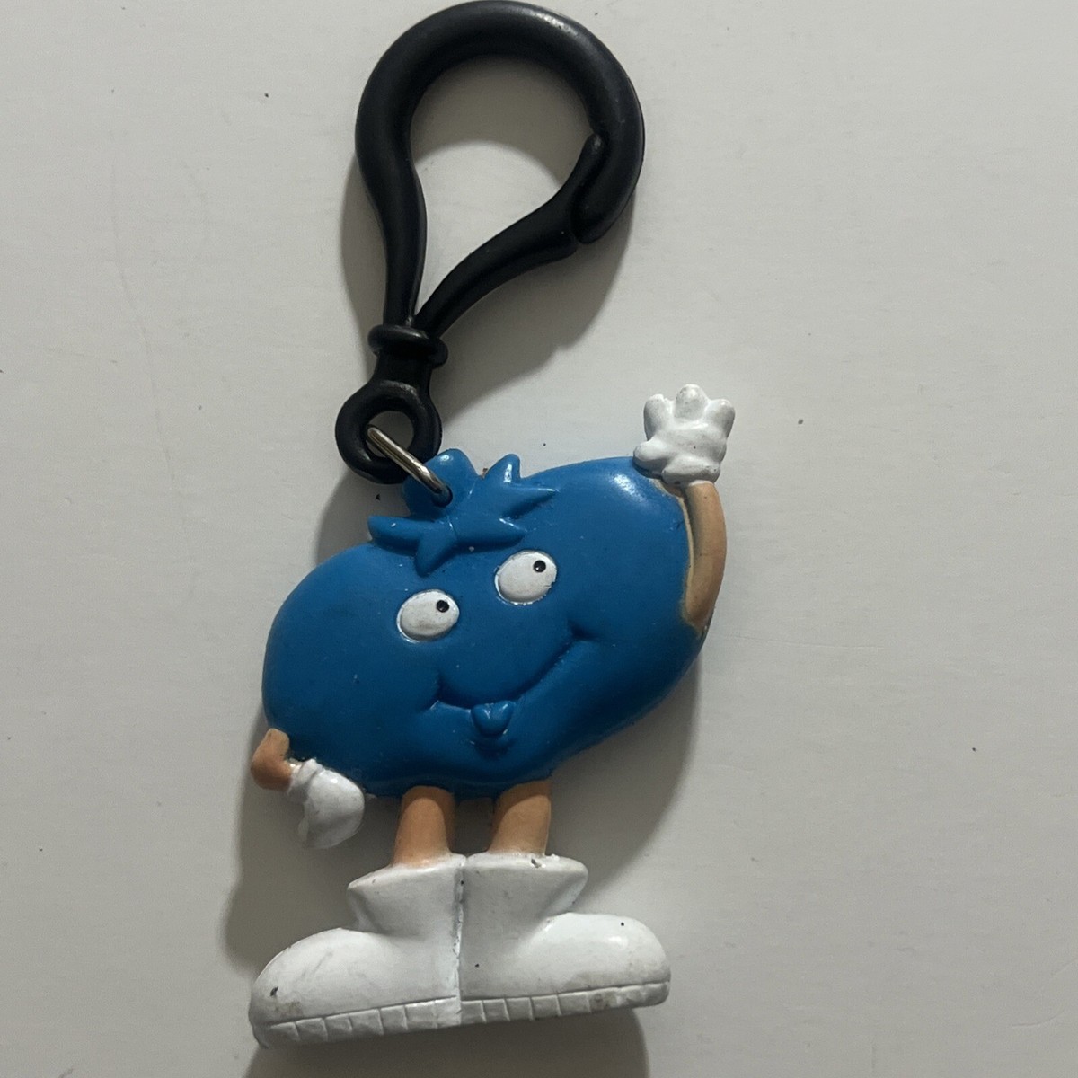 Vintage Fazoli'S 2000 Keychain Backpack Clip Tomato HTF RARE BLUE