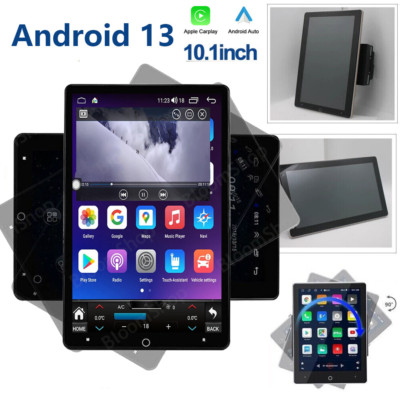 Android 13 10in 64GB Vertical GPS Nav Bluetooth HD Touch Screen Car Stereo Radio