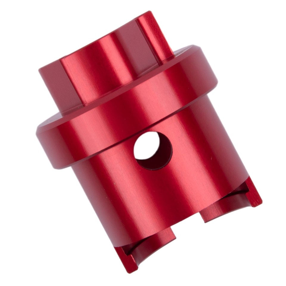 Red Oil Filler Cap Wrench and Plug Cap Removal Tool for BMW R1100S and