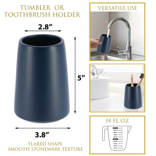 SMOOTH Bathroom Accessory Set-4 pieces - Stylish & Functional - Picture 14 of 98