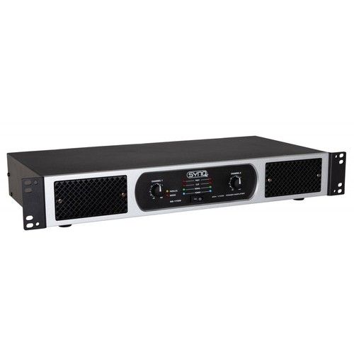 Synq SE-1100 Power Amplifier 2 x 550W RMS DJ Speaker PA Sound System Lightweight - Picture 4 of 5