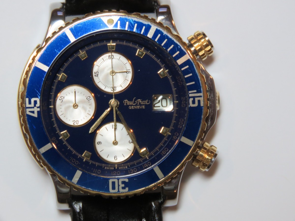 Paul Picot Automatic Chronograph Watch, Le Chronographe | eBay