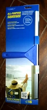 All-Purpose Squeegee ~Size 16~ Versatile & Convenient for Home/Auto/Boat #17016