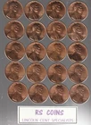 1970  thru  1979  P+D mints  LINCOLN CENT  20  coin  set   UNCIRCULATED BEAUTIES