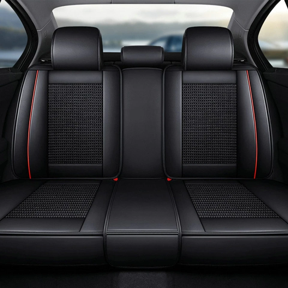 For Nissan Juke 2011-2017 Leather 5-Seat Covers Full Set Front Rear Protector - Imagem 4 de 4