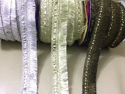 8 M LACE TRIM SEWING ARTS & CRAFT CARD/DRESS MAKING SCRAP BOOKING FRINGE RIBBON - Picture 30 of 30