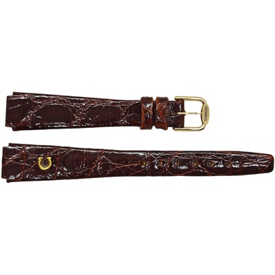 CONSUL SWISS -  12 x 10 MM - VINTAGE  GENUINE LEATHER WATCH STRAP BRACELET BAND