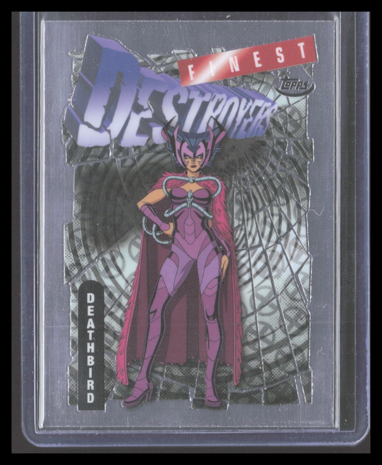 2025 Topps Finest X-Men '97 DEATHBIRD Silver Uncommon Destroyers #69 Marvel EXME