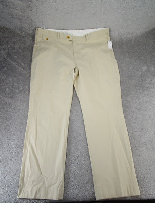 Brooks Brothers Pants Mens 48 Beige Chinos 48X33 NEW